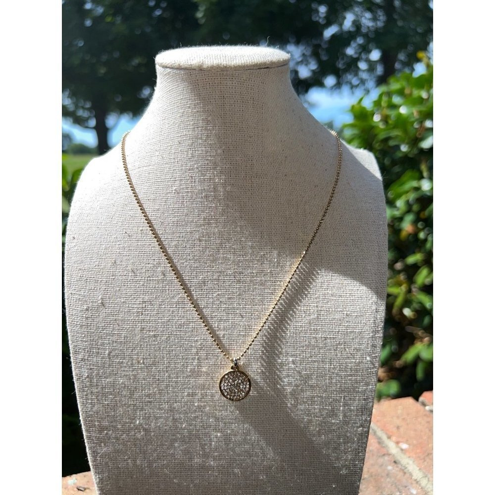 RETIRED -- Michael Kors Gold Pave Necklace -- 16"